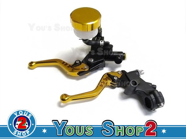 マスターシリンダー レバー セット インパルス GF750 SR400 金 パーツ